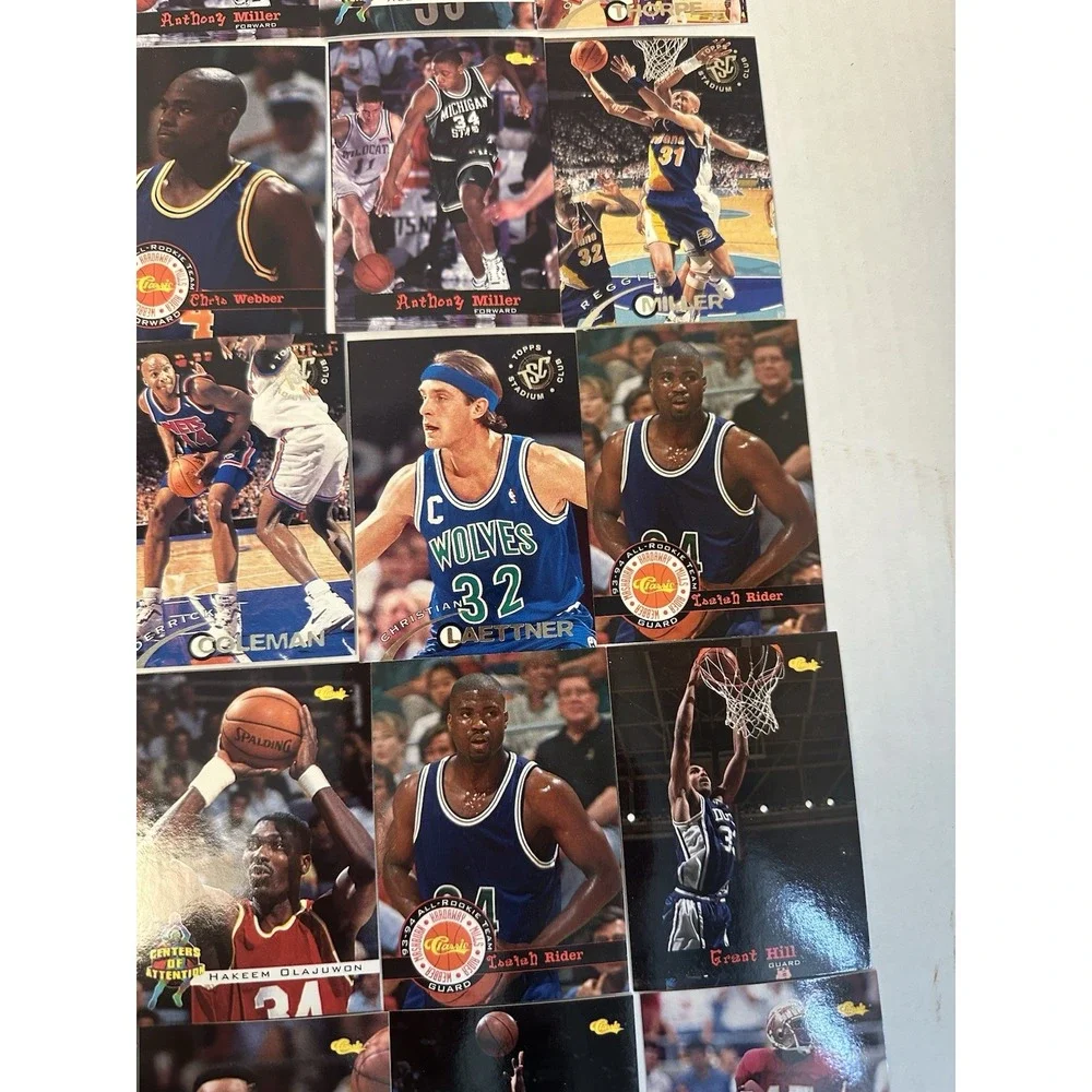 1994 Classic Topps Basketball Lot 39 Shaq Grant Hill Penny Kidd Rookies Stars⁠
